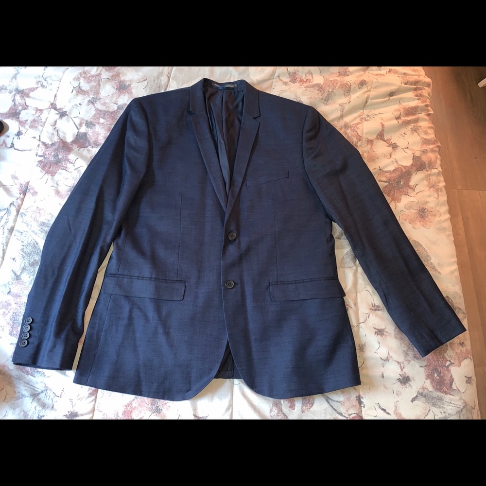 H&M slim fit Navy blue suit blazer. NEVER WORN!